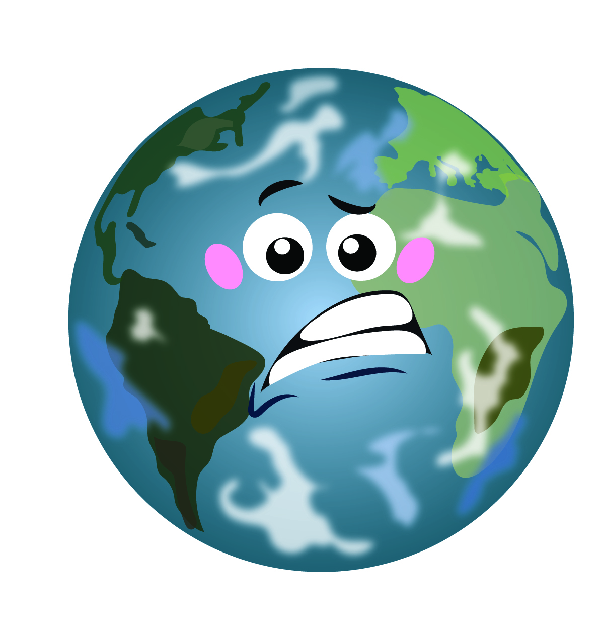 illustration of the earth making a mistake